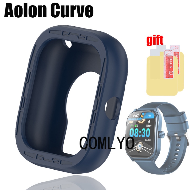 สําหรับ Aolon Curve สมาร ์ ทนาฬิกาซิลิโคนนุ ่ มป ้ องกันกันชนหน ้ าจอ Protector ฟิล ์ ม