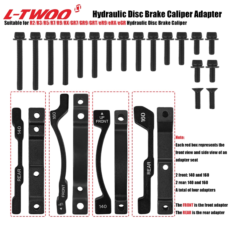 อะแดปเตอร์เบรกน้ํามัน LTWOO สําหรับ R2/R3/R5/R7/RX/GR7/GR9/GRT/ER9/ERX /EGR