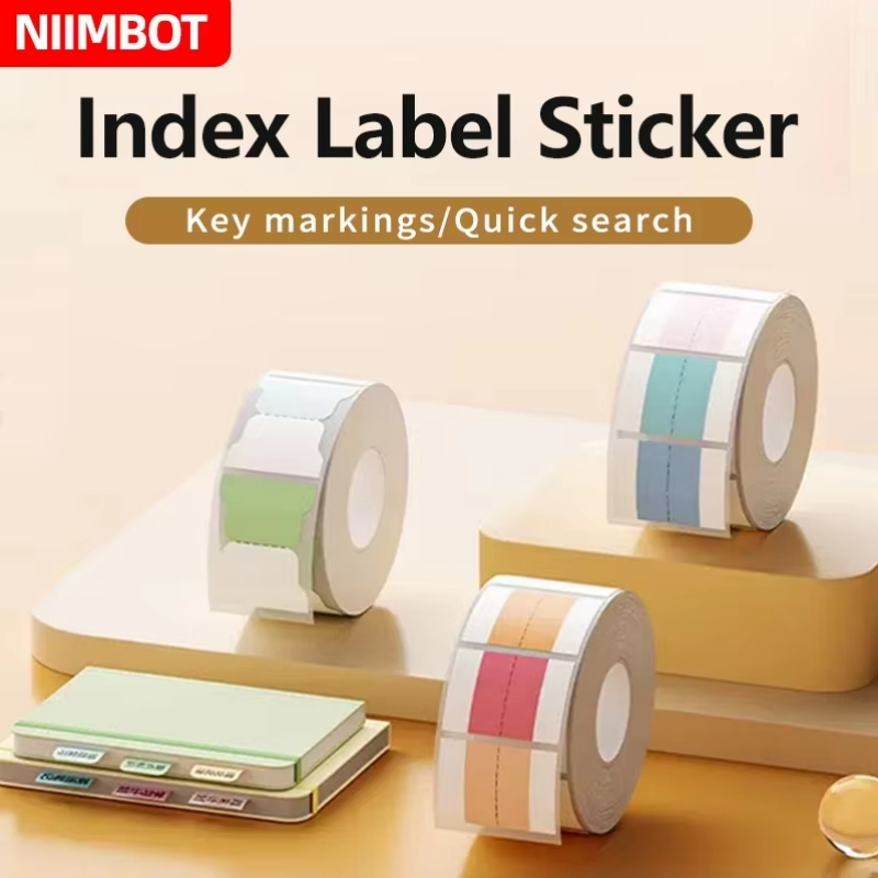 แท็บดัชนี NIIMBOT B1/B21/B3S สําหรับนักเรียน | Sticky Notes สีสันสดใส, School Organizer +