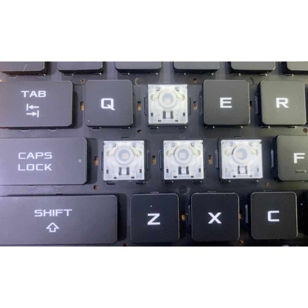 เปลี่ยนKeycapบานพับสําหรับAsus ROG Strix G15 แผลเป็น 5 G533 G533QS G533QR Z/L G733 G733Qคีย์บอร์ด