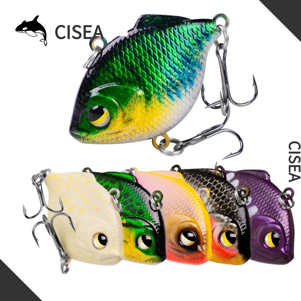 CISEA F106 sinking vib fish lure 8.5g 4.5cm เหยื่อยาง ปลา ตกปลา ตกปลา เหยื่อจิ๊ก เหยื่อ