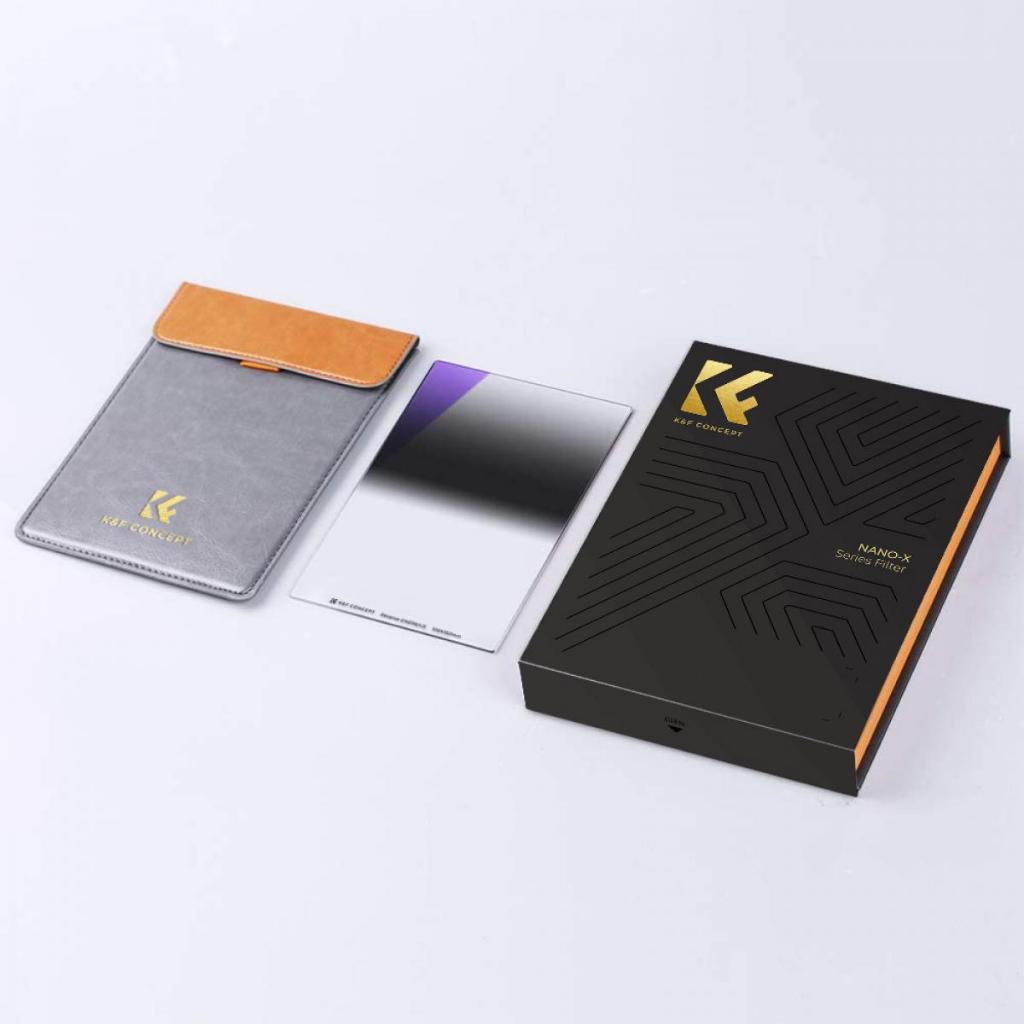 K&f Concept Nano-X Square GND Filter (Hard/Soft/Reverse GND)100*150*2mm Optical Glass...