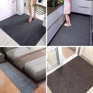 พรมปูพื้นดักฝุ่น EM1 พรมปูพื้นห้องครัว(กว้าง50cm 60cm 80cm) พรมเช็ดเท้าปูพื้นกันลื่น ดูดซับน้ำได้อย่างดี ทำความสะอาดง่าย