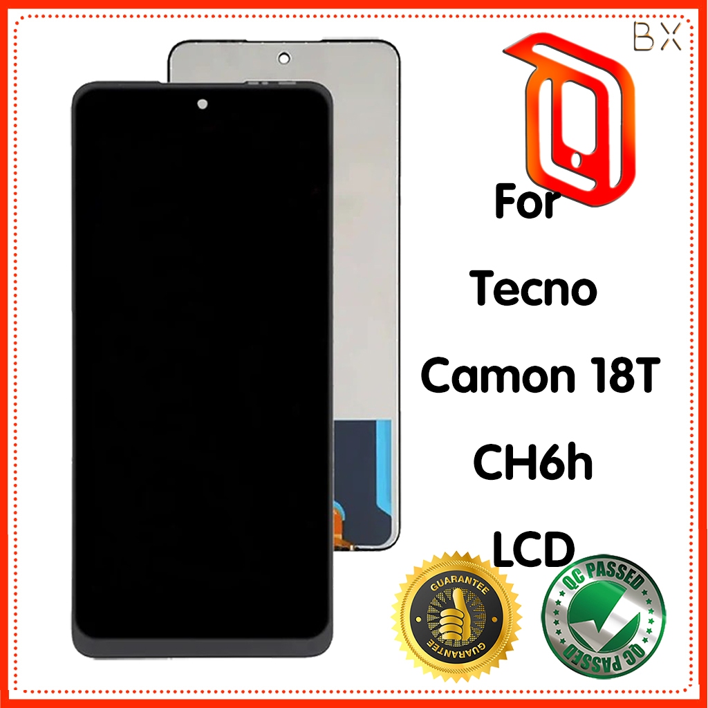 เปลี่ยนจอแสดงผลหน้าจอ LCD สําหรับ Tecno CH6H Camon 18T