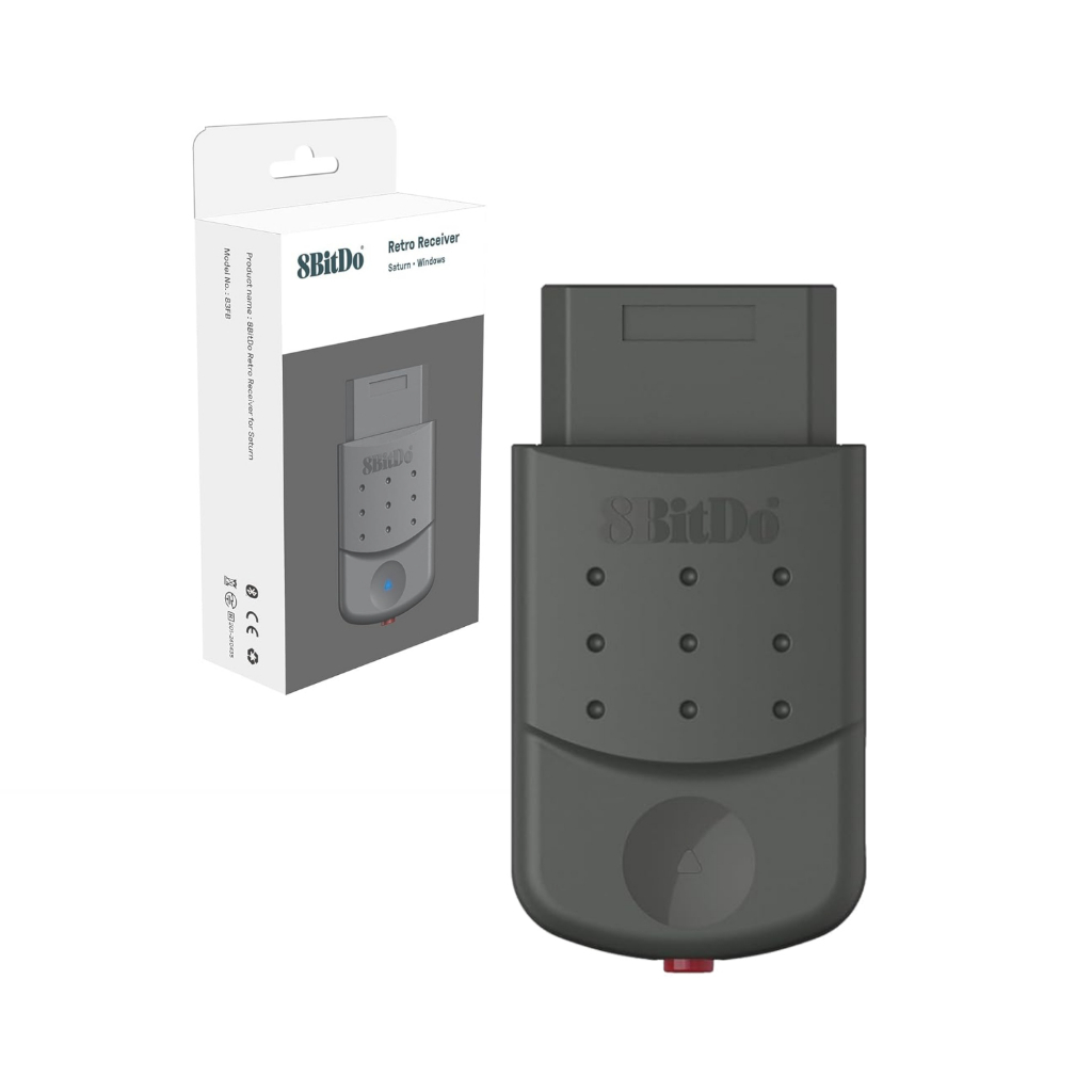 ตัวรับสัญญาณย้อนยุค 8Bitdo สําหรับ Windows Sega Saturn/PC เข้ากันได้กับคอนโทรลเล