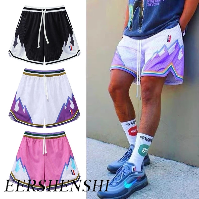 EERSHENSHI شورت كرة سلة صيفي للجنسين