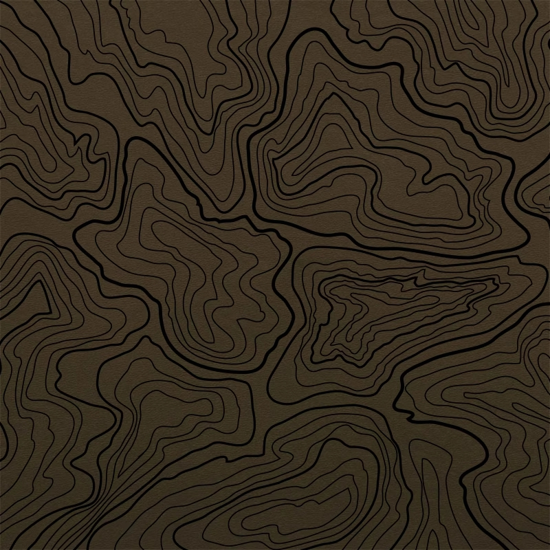 Kydex Sheet Thermoplastic Army Green Map Pattern สําหรับปลอก DIY