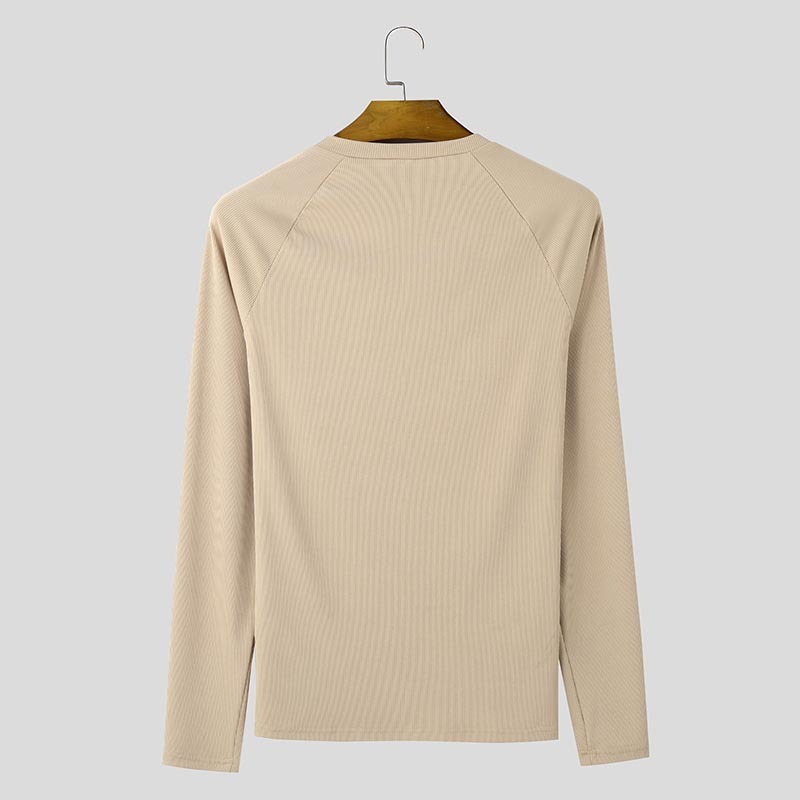 ไม่แน่นอน เสื้อยืดผู้ชายเนื้อลําลองสีบริสุทธิ์