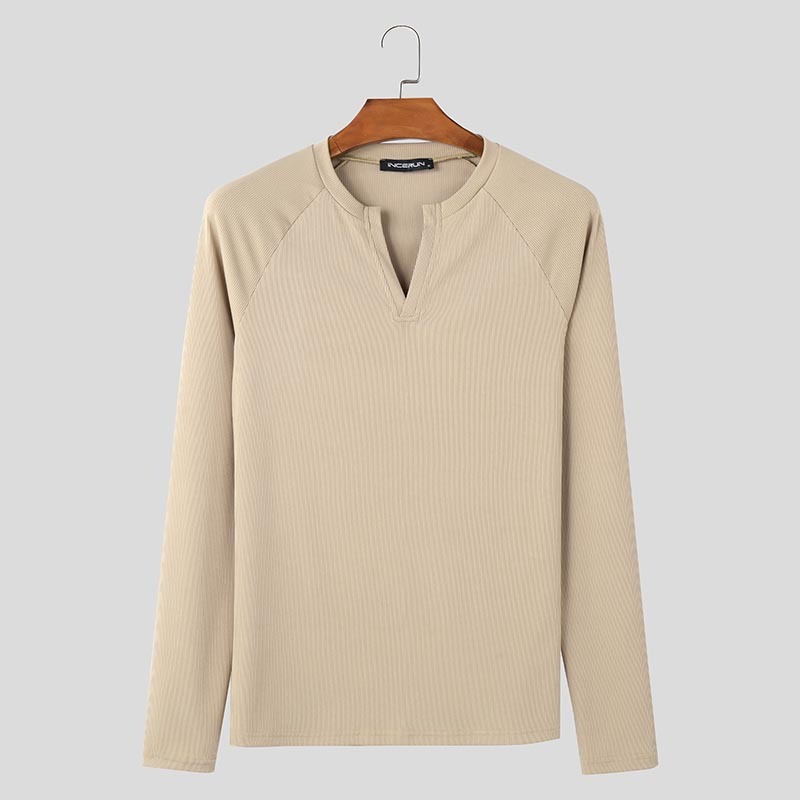 ไม่แน่นอน เสื้อยืดผู้ชายเนื้อลําลองสีบริสุทธิ์