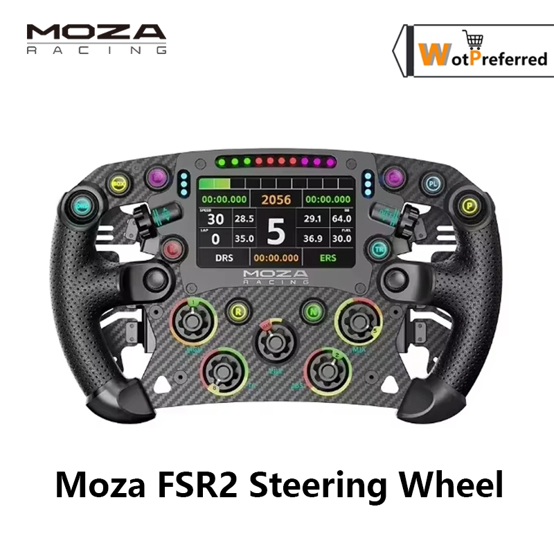 Moza FSR2 Racing Wheel Racing พร้อมจอ LCD หน้าจอสัมผัสขนาด 4.3 นิ้วสูตร FSR2 Direct Drive Feedback F