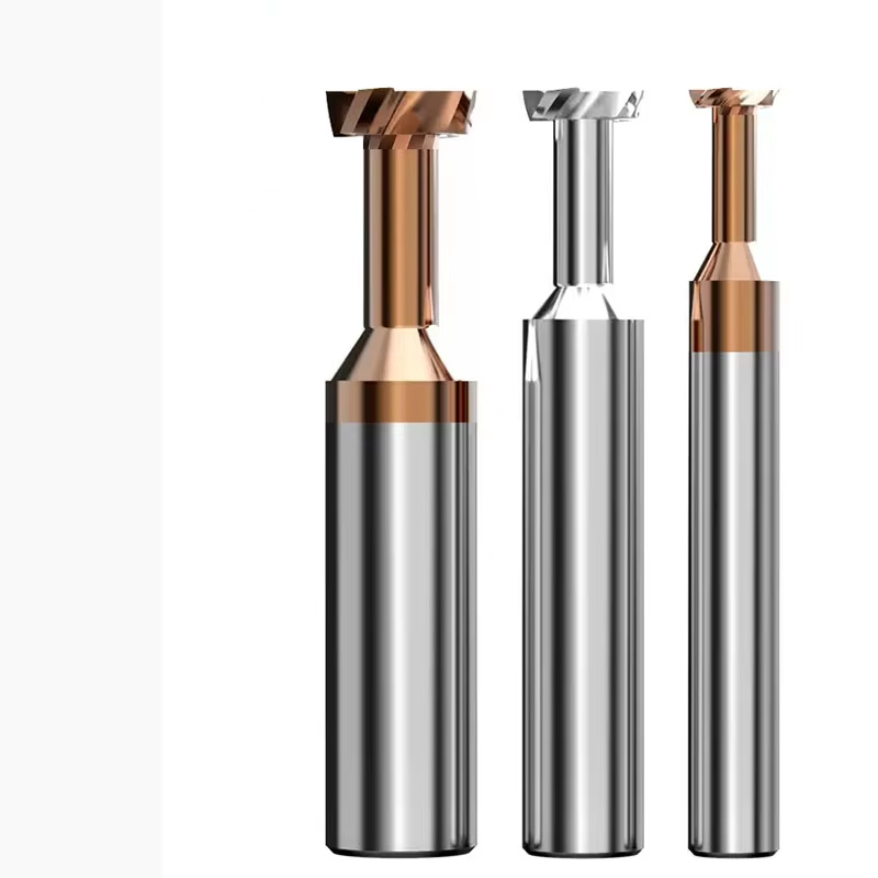 T Slot เครื่องตัดมิลลิ่งคาร์ไบด์ HRC55 End Mill Alloy ทังสเตน Router Bits เครื่องมือ CNC สําหรับเหล็