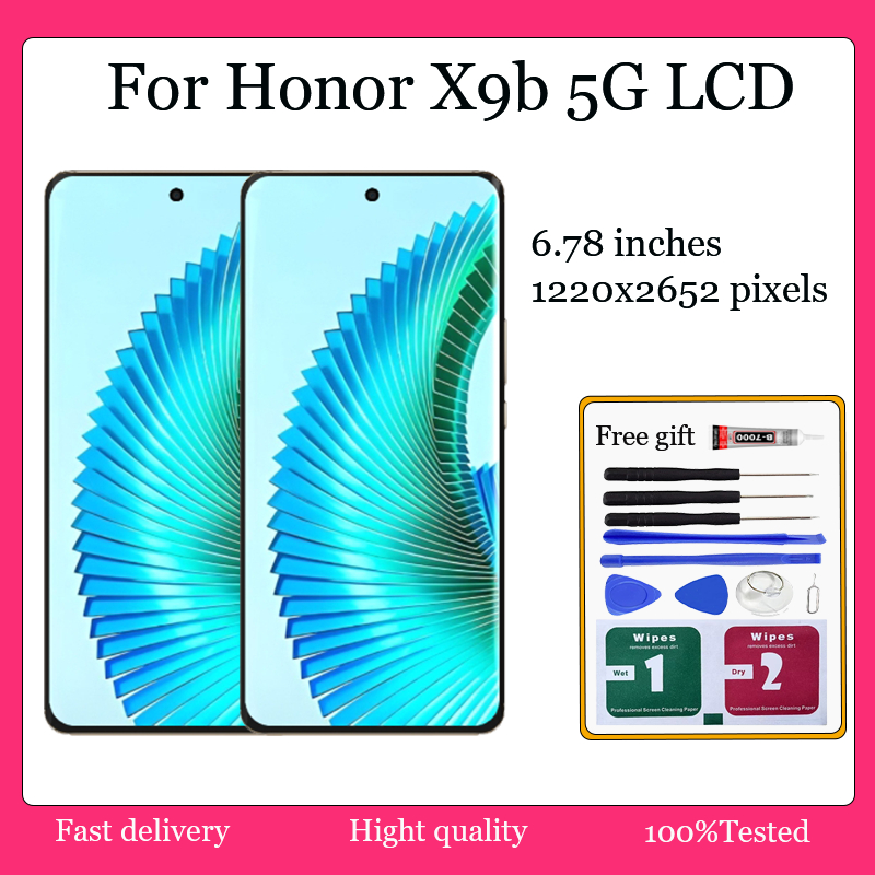 Original สําหรับ Honor x9b 5G จอแสดงผล LCD Touch Screen Digitizer Assembly Replacement