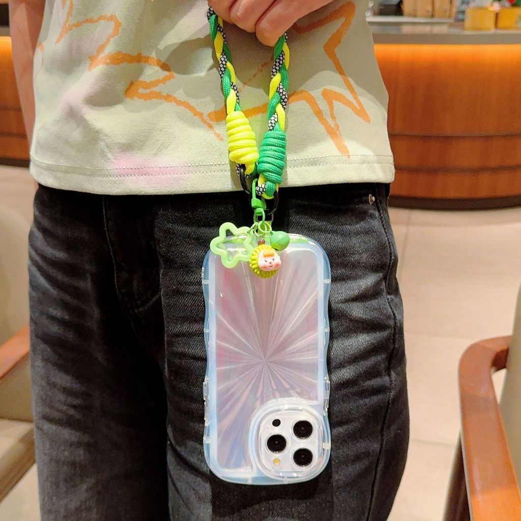 เชือกเส้นเล็กโทรศัพท์มือถือสร้างสรรค์, ห่วงโซ่เคสโทรศัพท์เชือกสั้นโซ่มือหลายน้องสาวผลไม้การ์ตูนป้องกันการสูญหายเชือกสี - รูปที่ 3