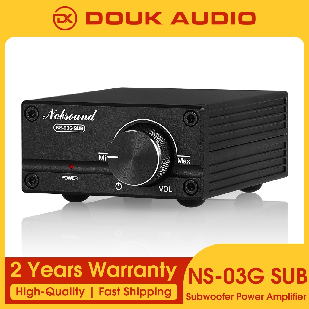 Douk Audio NS-03G เครื่องขยายเสียงซับวูฟเฟอร์ดิจิทัล 100W ความถี่เต็มช่อง TPA3116