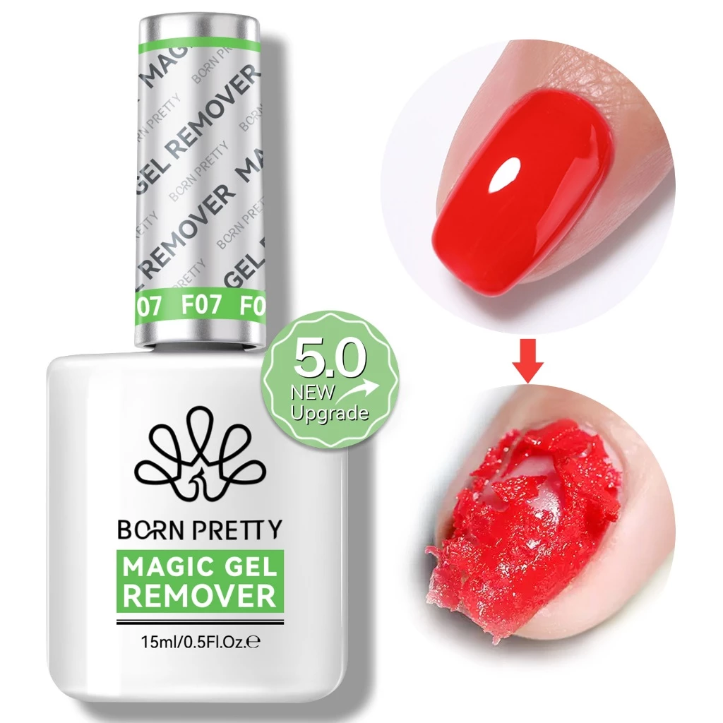 Born PRETTY 15ml เล็บเจล Magic Remover เจล Soak off ยาทาเล็บอะคริลิค Clean Degreaser สําหรับเล็บเจลลบเครื่องมือ