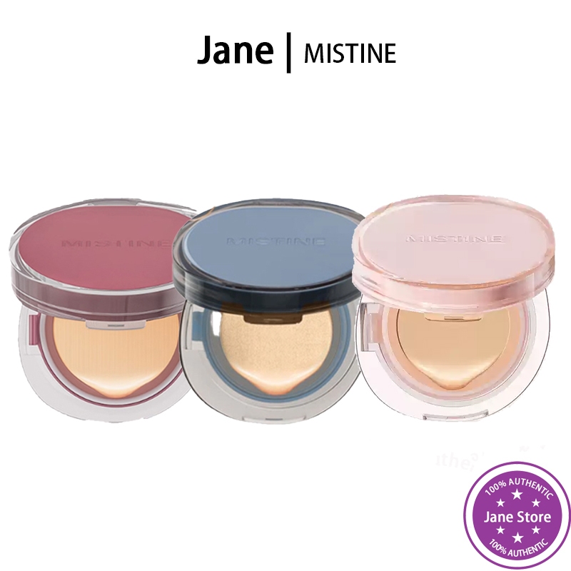 [MISTINE] (13g+13g）100% Authentic Poreless Bb cream CC cushion กันน้ําติดทนนาน รองพื้นคุชชั่นคอนซีลเลอร์