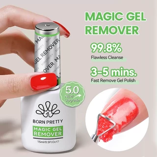 Born PRETTY 15ml เล็บเจล Magic Remover เจล Soak off ยาทาเล็บอะคริลิค Clean Degreaser สําหรับเล็บเจลลบเครื่องมือ