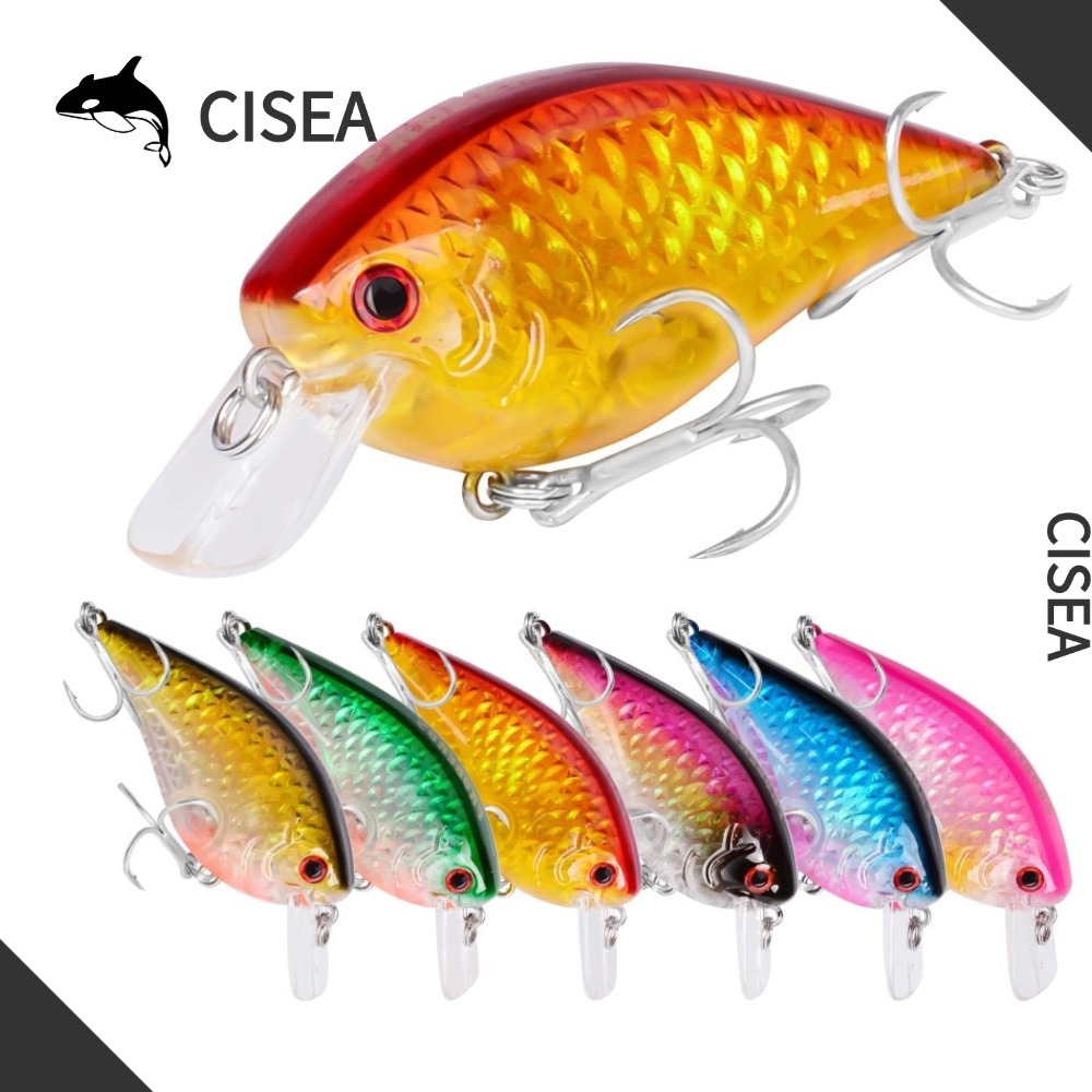 CISEA F114 เหยื่อยาง ปลา ตกปลา ตกปลา เหยื่อจิ๊ก เหยื่อ 10g 7cm