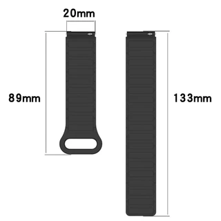 20 มม.กันน้ํากีฬา Wirst Band สําหรับ Garmin vivoactive 5 /vivoactive 6 / 3 Music / Forerunner 55 / 70 / 170 /165 / 245 / 645 / 158 / 168 /Approach S50