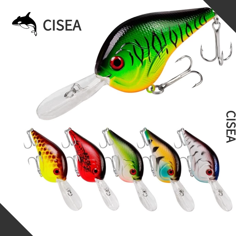 CISEA F119 crank lure เหยื่อยาง ปลา ตกปลา ตกปลา เหยื่อจิ๊ก เหยื่อ 10g 9.5cm