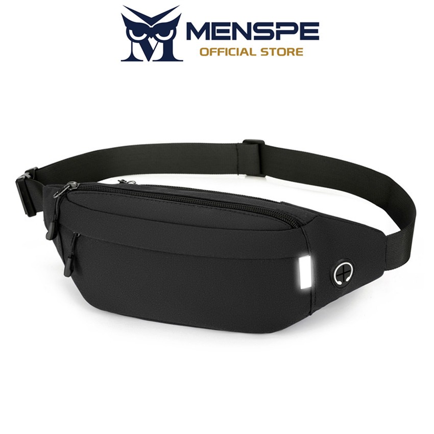 Menspe Multi-Functional Fitness Bag กระเป๋าคาดเอวกันน้ําสวมใส่กระเป๋ากีฬาพร้อมสายรัดปรับได้สําหรับออกกําลังกายวิ่ง