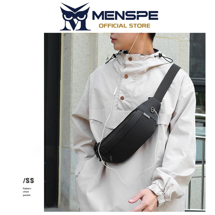 Menspe Multi-Functional Fitness Bag กระเป๋าคาดเอวกันน้ําสวมใส่กระเป๋ากีฬาพร้อมสายรัดปรับได้สําหรับออกกําลังกายวิ่ง
