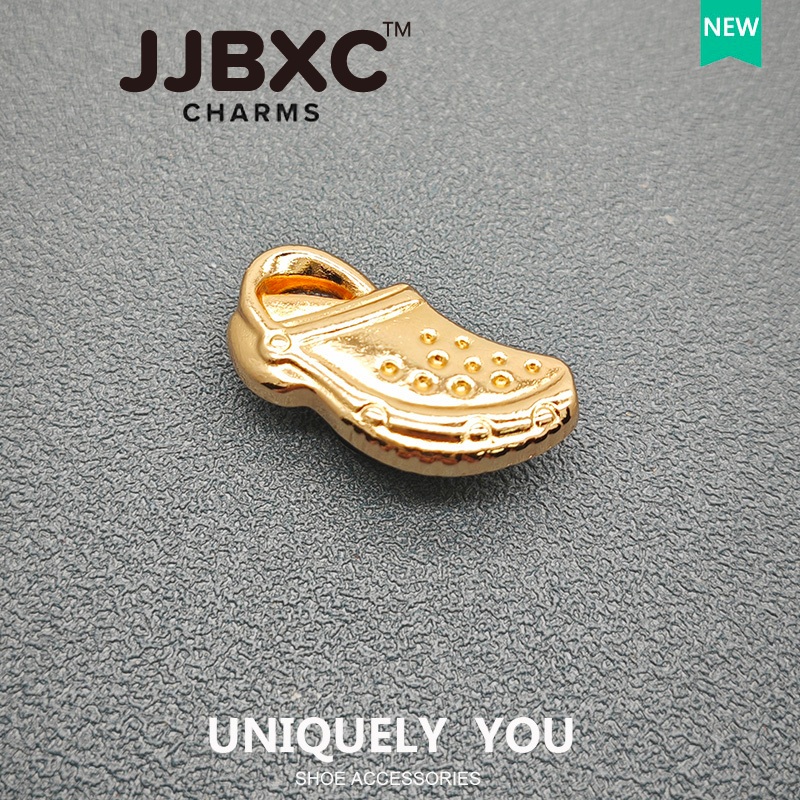 JJBXC ตัวติดรองเท้า charm โลหะ ลายเกล็ดหิมะ ดอกบัว ผึ้ง ดีไซน์หรู แฟชั่น อุปกรณ์ตกแต่งรองเท้า - รูปที่ 7