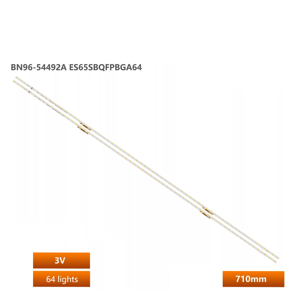 2 ชิ้น/เซ็ต led backlight strip สําหรับ Samsung QN65Q60B 65Q60B ทีวีบาร์ BN96-54492A ES65SBQFPBGA64