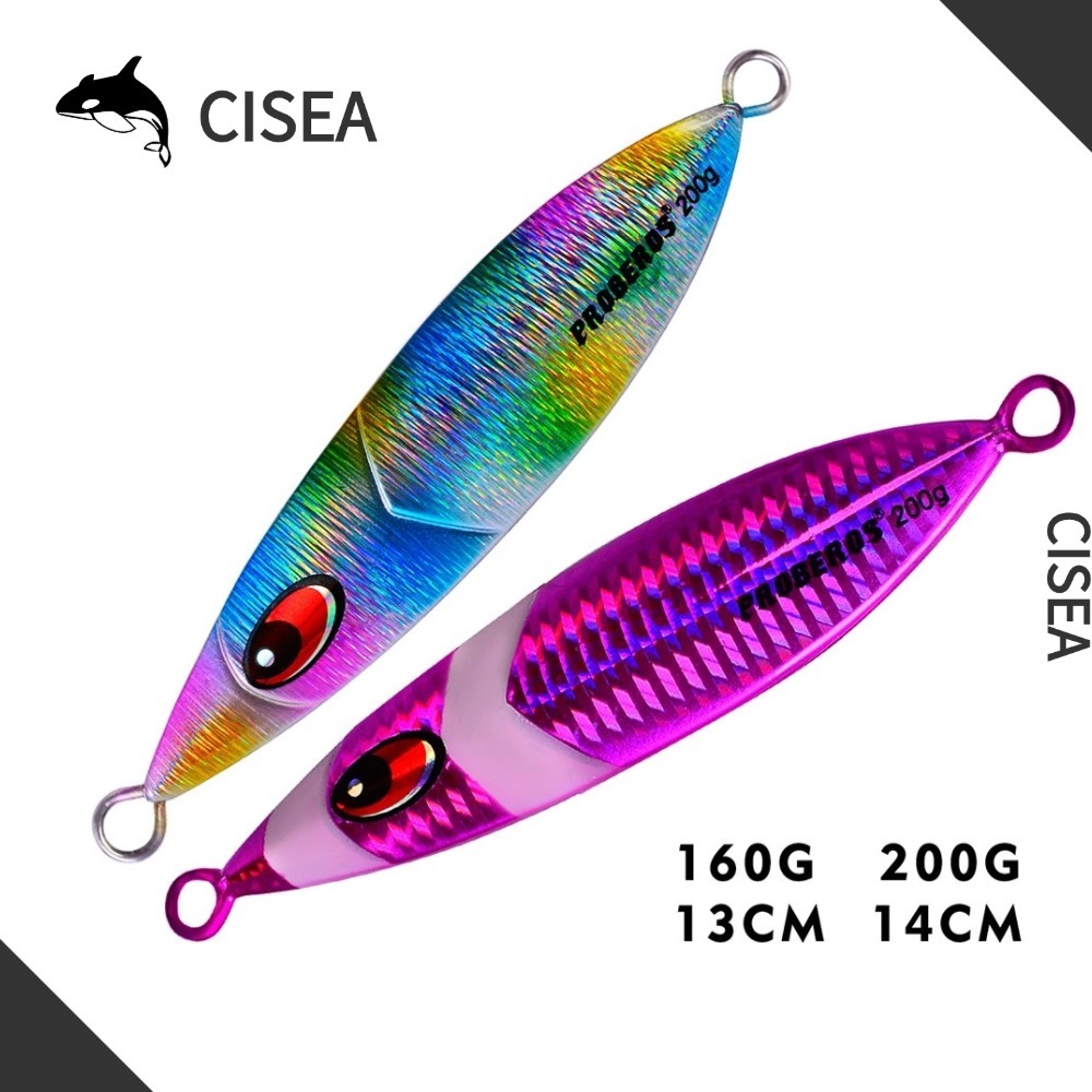 CISEA F126 เหยื่อยาง ปลา ตกปลา ตกปลา เหยื่อจิ๊ก เหยื่อ 160g 200g