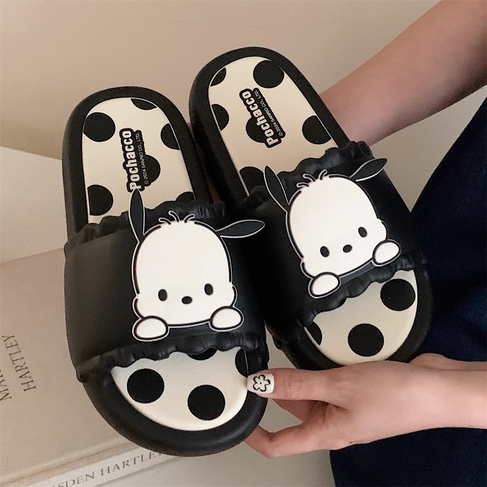 Xixtiao Sanrio รองเท้าแตะรองเท้าแตะฤดูร้อน EVA แม่ลูกสุภาพสตรี Anti-Slip บ้านห้องน้ํา ราคา ถูกที่สุด ดีลบีเคเค แกลเลอรีภาพที่ 2