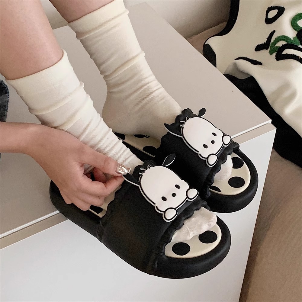 Xixtiao Sanrio รองเท้าแตะรองเท้าแตะฤดูร้อน EVA แม่ลูกสุภาพสตรี Anti-Slip บ้านห้องน้ํา ราคา ถูกที่สุด ดีลบีเคเค แกลเลอรีภาพที่ 3