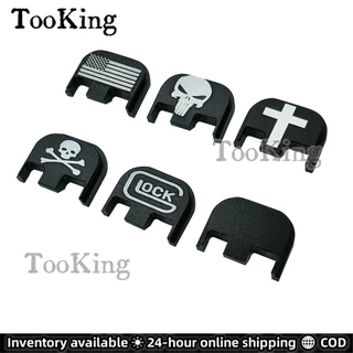Tooking 1PC Performance ฝาครอบสไลด์ด้านหลังแผ่นสําหรับ Gl/o-c/k Gen 1-4 Gen 5 เลเซอร์แกะสลัก Hardcoat Anodized อลูมิเนียม