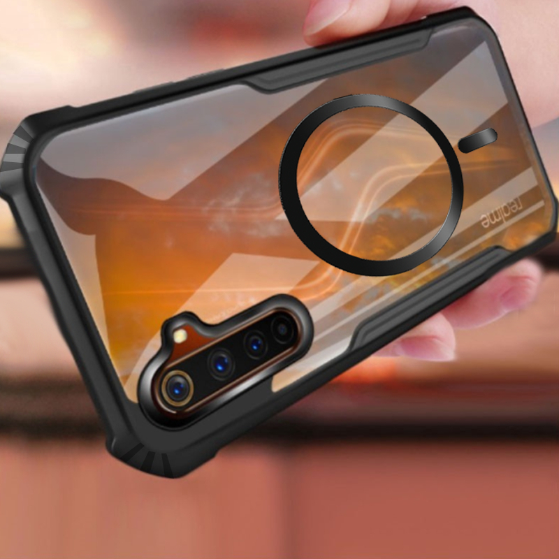 ใหม่ไร้สายแม่เหล็กป้องกันกรณีRealme 5 5i 5S 6i 6 7 7i 8 9 9i 10 C1 C3 C17 V13 V25 Pro Plus 4G 5Gปลอก