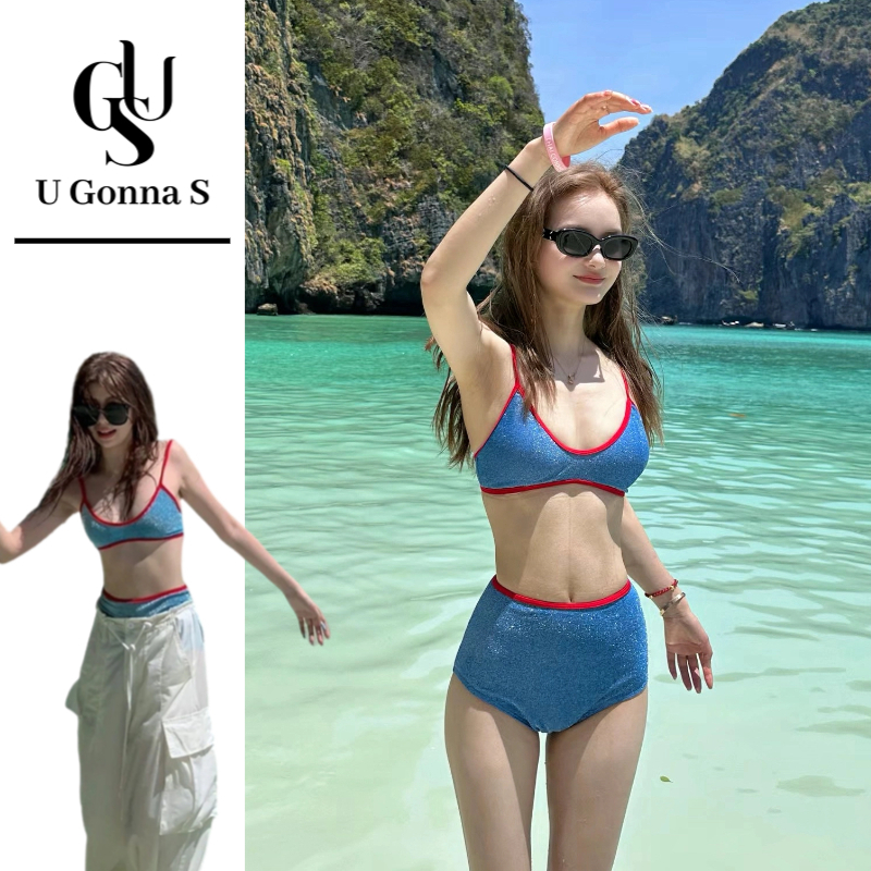 U Gonna S ชุดบิกินี่ 3 ชิ้นพร้อมชุดว่ายน้ําสําหรับผู้หญิงเบาะชุดเซ็กซี่ Beachwear เสื้อผ้าแฟชั่น Oodd ออกแบบใหม่ 2025