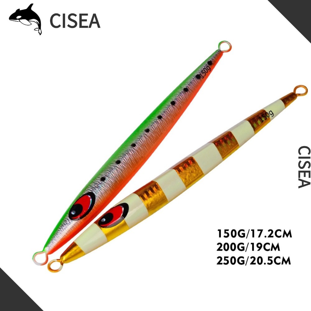 CISEA F132 เหยื่อยาง ปลา ตกปลา ตกปลา เหยื่อจิ๊ก เหยื่อ
