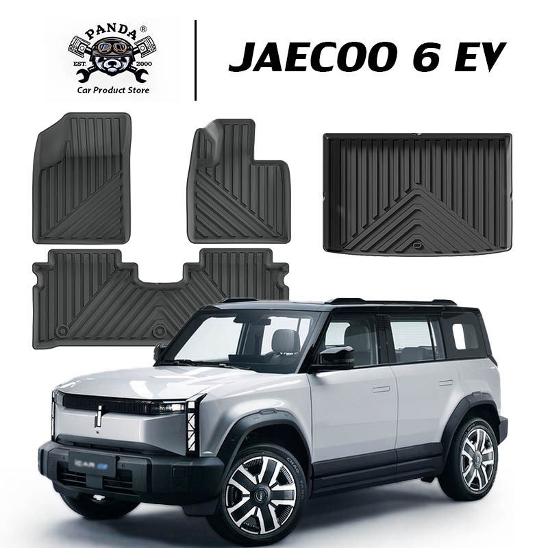 [Panda] พรมปูพื้นรถยนต์ JAECOO 6 EV [2024 - ปัจจุบัน] พรมรถยนต์ พรม วัสดุ TPE ที่เป็นมิตรต่อสิ่งแวดล