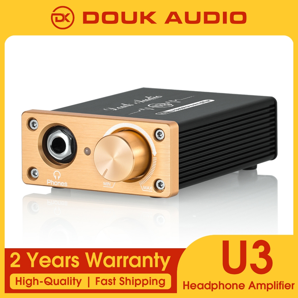 Douk เครื่องขยายเสียงสเตอริโอ U3 Mini Pure Class A HiFi สําหรับหูฟัง HD580 HD600 HD650