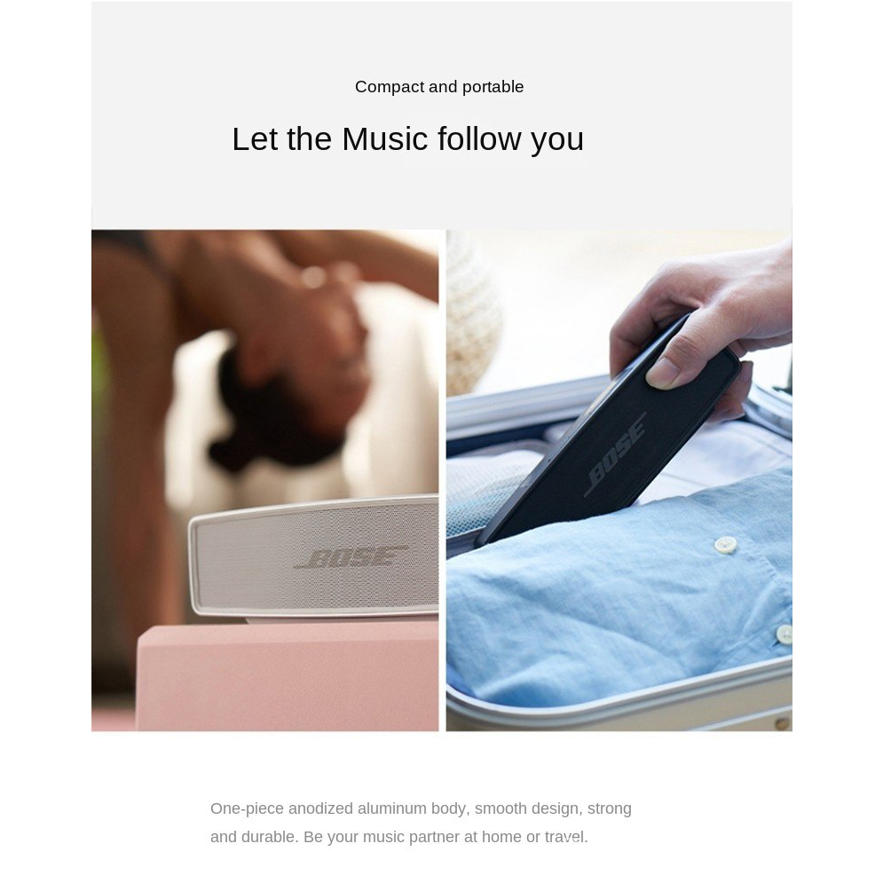 BOSE SoundLnk HOME SoundLnk Mini II Wireless and Bluetooth Speakers ลำโพงบลูทู ธ เครื่องเสียงกลางแจ้งแบบพกพาขนาดเล็ก