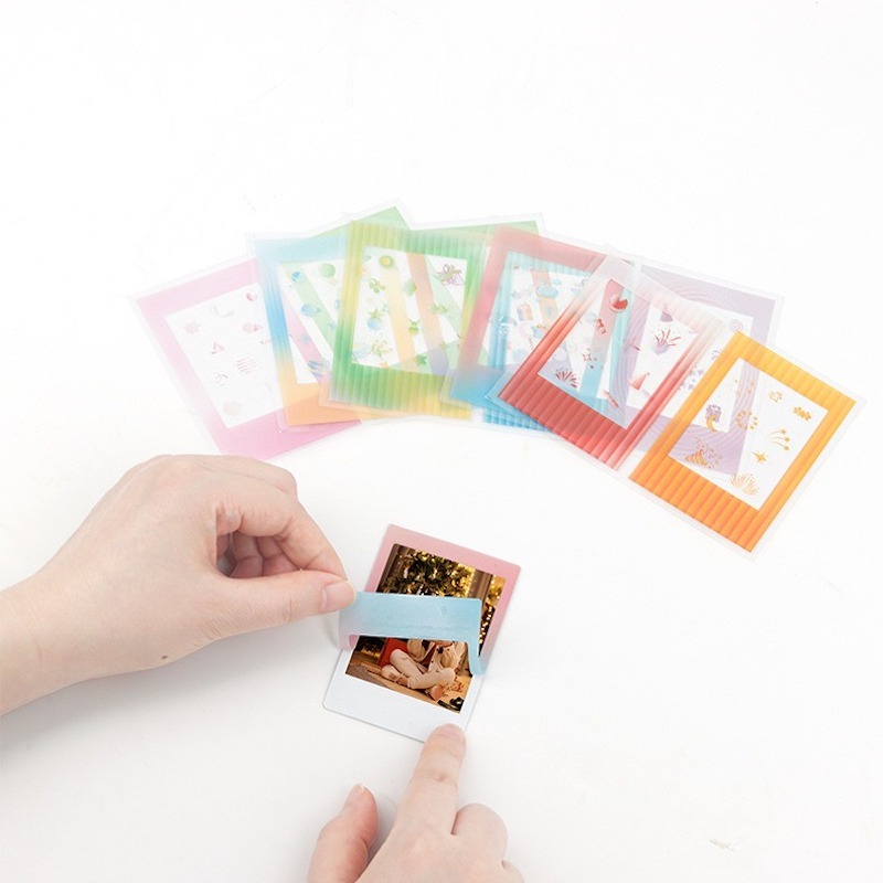 [Film Lab] [ชุดละ 10 ชิ้น] สติ๊กเกอร์ สำหรับ Instax Mini ฟิล์ม ของตกแต่ง DIY CAC31