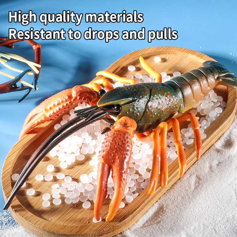 ตุ๊กตาสัตว์มหาสมุทร-สัตว์ทะเลที่สมจริงของเล่นตัวเลขกับกุ้งตั๊กแตน,กุ้งก้ามกรามและบอสตัน-ใต้ทะเลชีวิตรูปสําหรับตกแต่งงานปาร์ตี้,อีสเตอร์ไข่ฟิลเลอร์ ราคา ถูกที่สุด ดีลบีเคเค แกลเลอรีภาพที่ 5