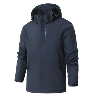【M-5XL】👍เสื้อแจ็คเก็ตมีฮู้ดสําหรับผู้ชาย, กันน้ําและป้องกันรังสียูวี, หมวกที่ถอดออกได้, กีฬาตกปลากลางแจ้ง, ปีนเขาและฉากอื่น ๆ สามารถสวมใส่ได้