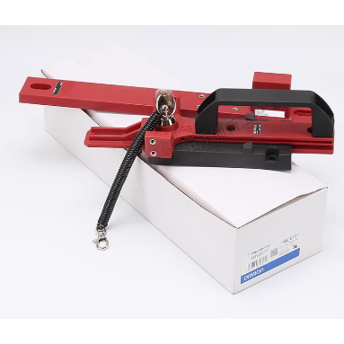 Omron ล็อคแม่เหล็กไฟฟ้า สวิตช์ประตูนิรภัย ชุดเลื่อน D4SL-NSK10-LK-L D4SL-NSK10-LKH