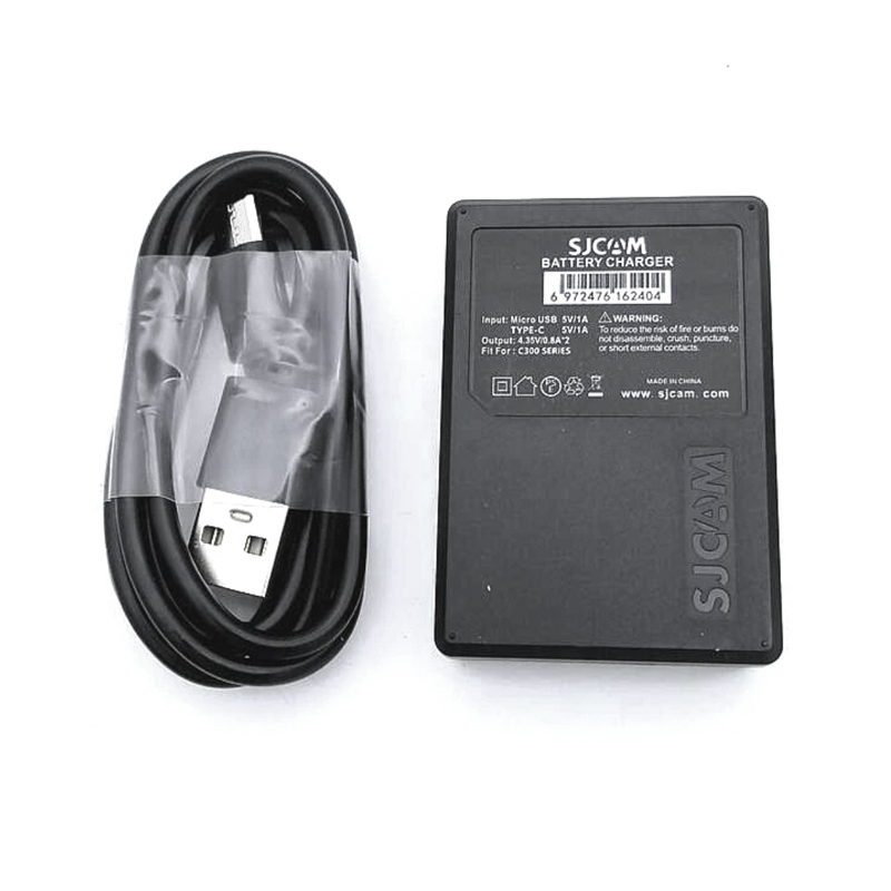 Charger สําหรับ SJCAM C300 Action Camera Dual-Slot แบตเตอรี่ Charge Hub Power C300 กระเป๋าอุปกรณ์เสริม