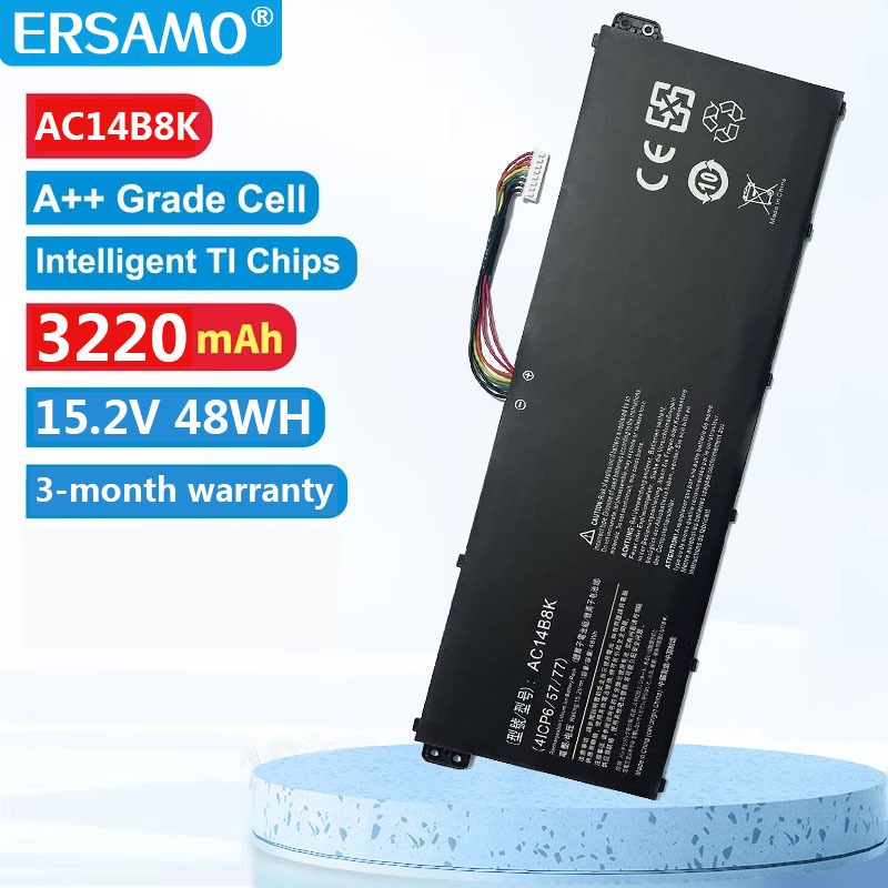 แบตเตอรี่ AC14B8K สําหรับ Acer Aspire V3-371 E3-111 E3-112 E3-112M