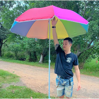 MDP*แม่ค้านิ้วร่มขายของ ร่มกันแดดกันฝนเคลือบUVมี2ขนาดให้เลือก 4สี ร่มกันแดดในสวนขนาดใหญ่