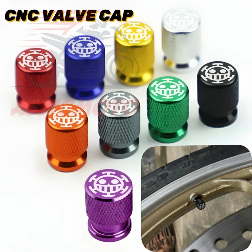 2 ชิ้น CNC รถจักรยานยนต์อลูมิเนียมยางวาล์วหมวกกันสนิมกันน้ํา Airtight Universal สําหรับ 8 มิลลิเมตรยางวาล์ว