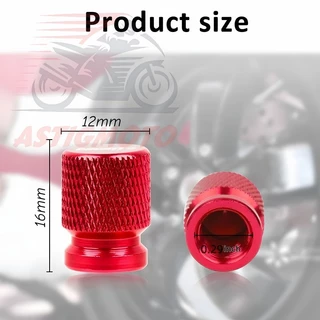 2 ชิ้น CNC รถจักรยานยนต์อลูมิเนียมยางวาล์วหมวกกันสนิมกันน้ํา Airtight Universal สําหรับ 8 มิลลิเมตรยางวาล์ว