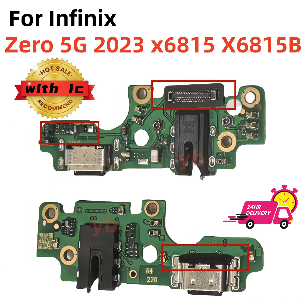 พร้อม IC รองรับ fast Charge USB Dock Charger พอร์ต Flex สายชาร์จสําหรับ Infinix Zero 5G X6815 X6815B X6815C X6815D LE8 2023 2022 ราคา ถูกที่สุด ดีลบีเคเค รูปภาพหลัก