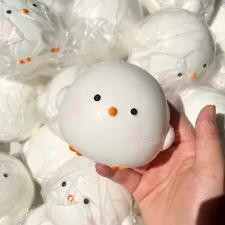 สกุชชี่ ​​การ์ตูนน่ารักเจี๊ยบฟื้นตัวช้าของเล่นกดนุ่มของขวัญประณีต