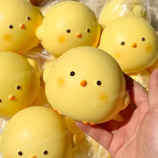 สกุชชี่ ​​การ์ตูนน่ารักเจี๊ยบฟื้นตัวช้าของเล่นกดนุ่มของขวัญประณีต